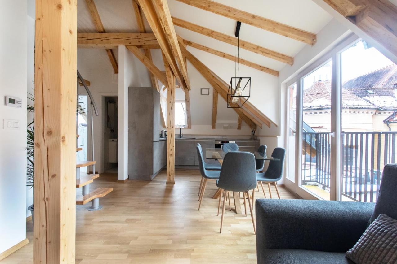 Bright & Spacious Loft In The Heart Of Old Town Lublaň Exteriér fotografie